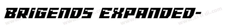Brigends Expanded字体转换